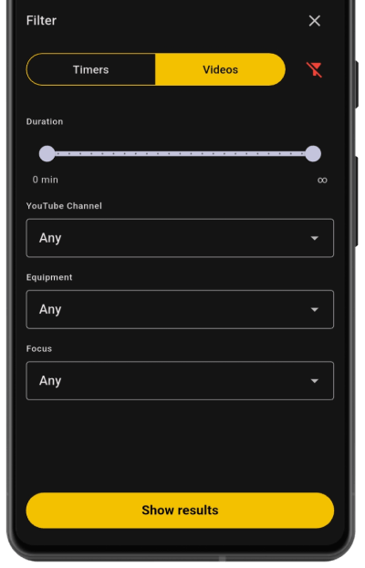 Curated Discovery Feed feature screenshot