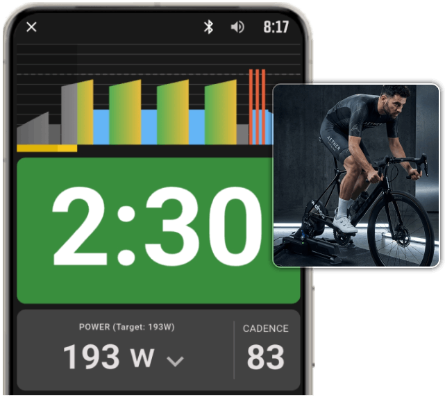 Cycling feature screenshot